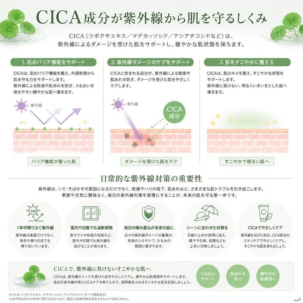 紫外線からの肌保護