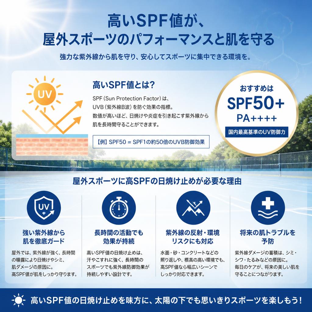 SPF50で安心！結果で選ぶ