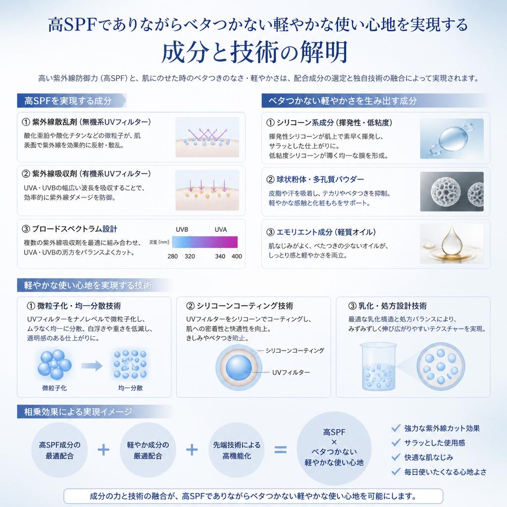 軽やかな使い心地の秘密