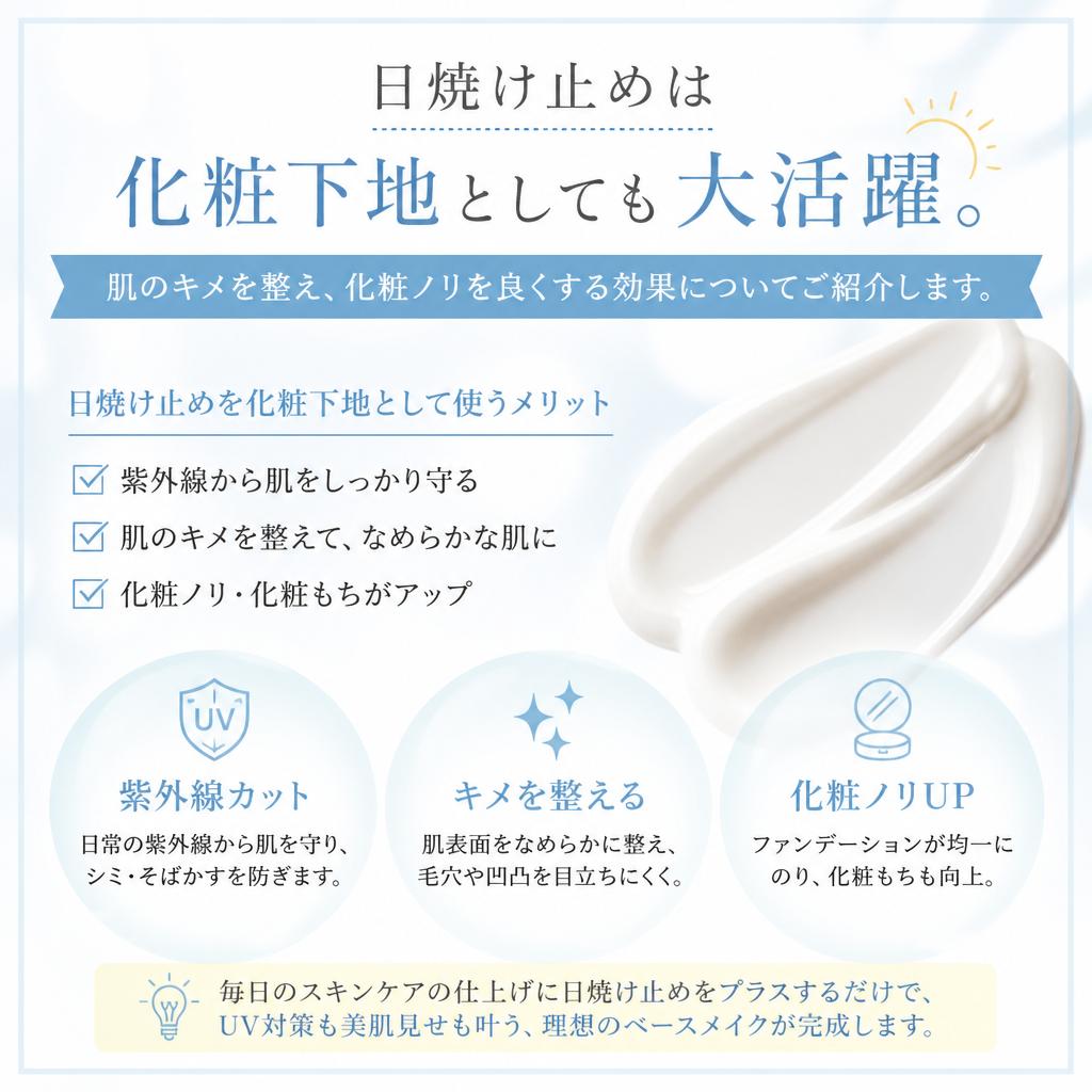 2. 化粧下地としての多機能性