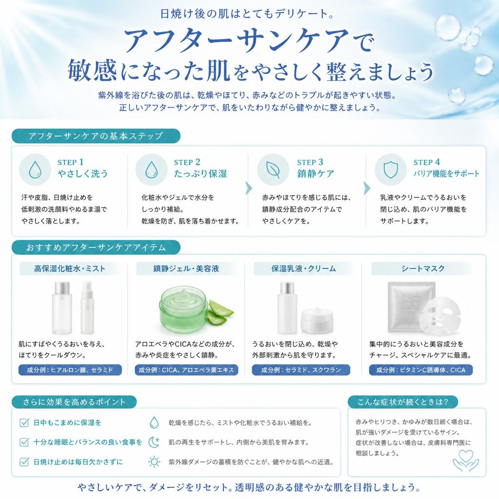 4. アフターサンケアの重要性
