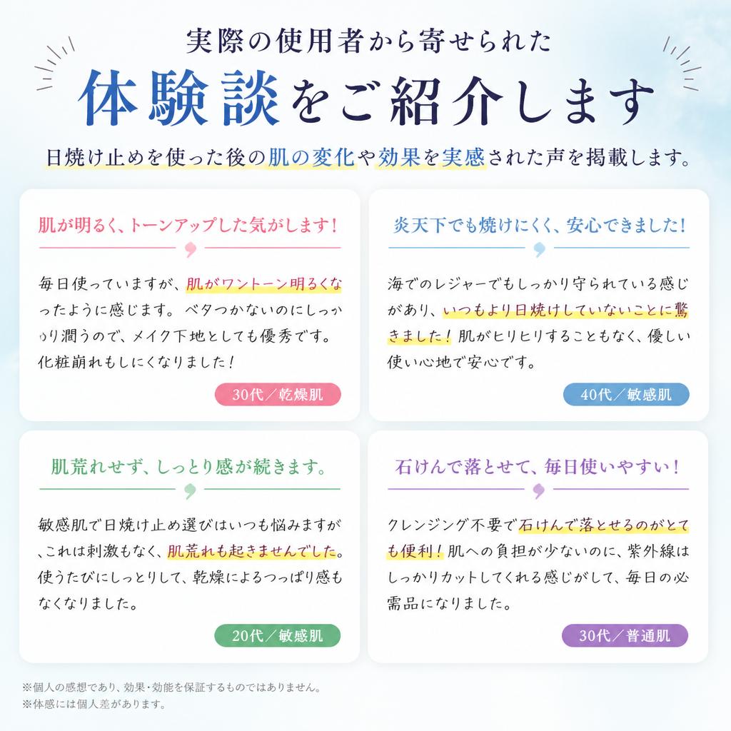 5. 実際の使用者の声