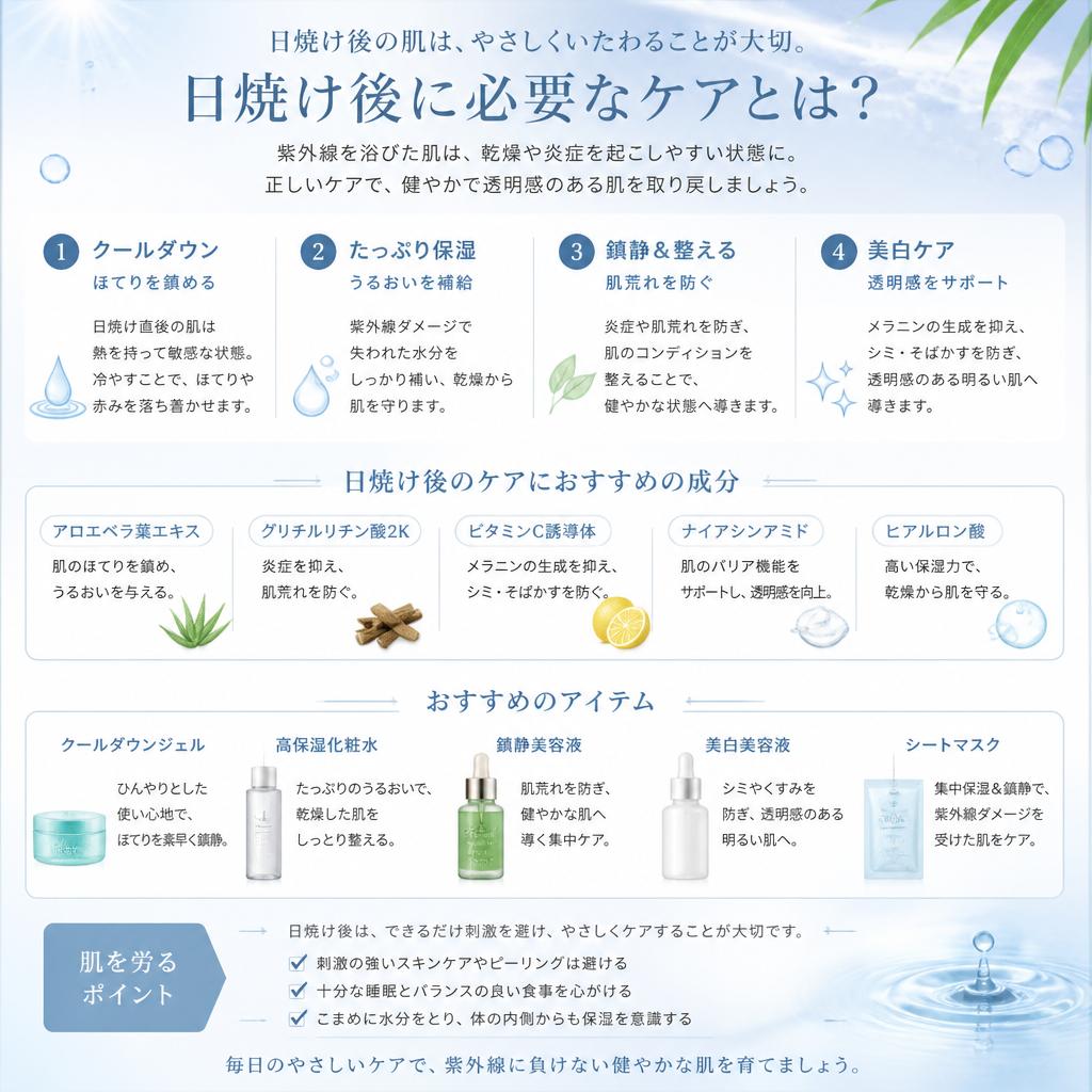 アフターサンケアの重要性