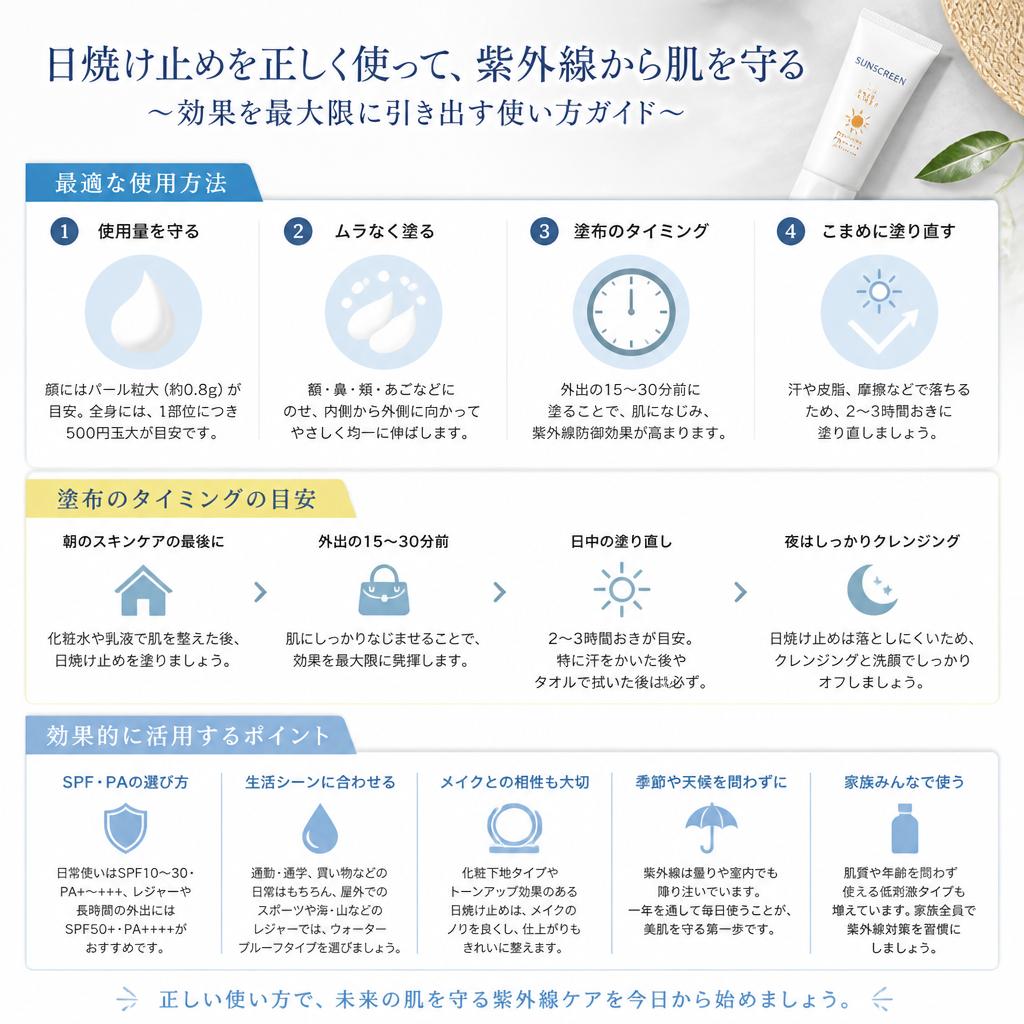 使用方法と効果的な塗り方