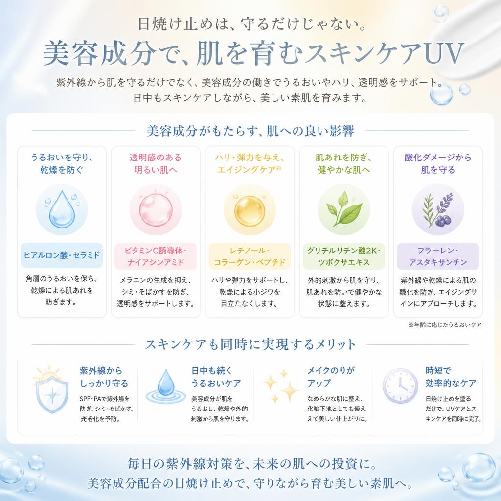 5. 美容成分による肌ケア