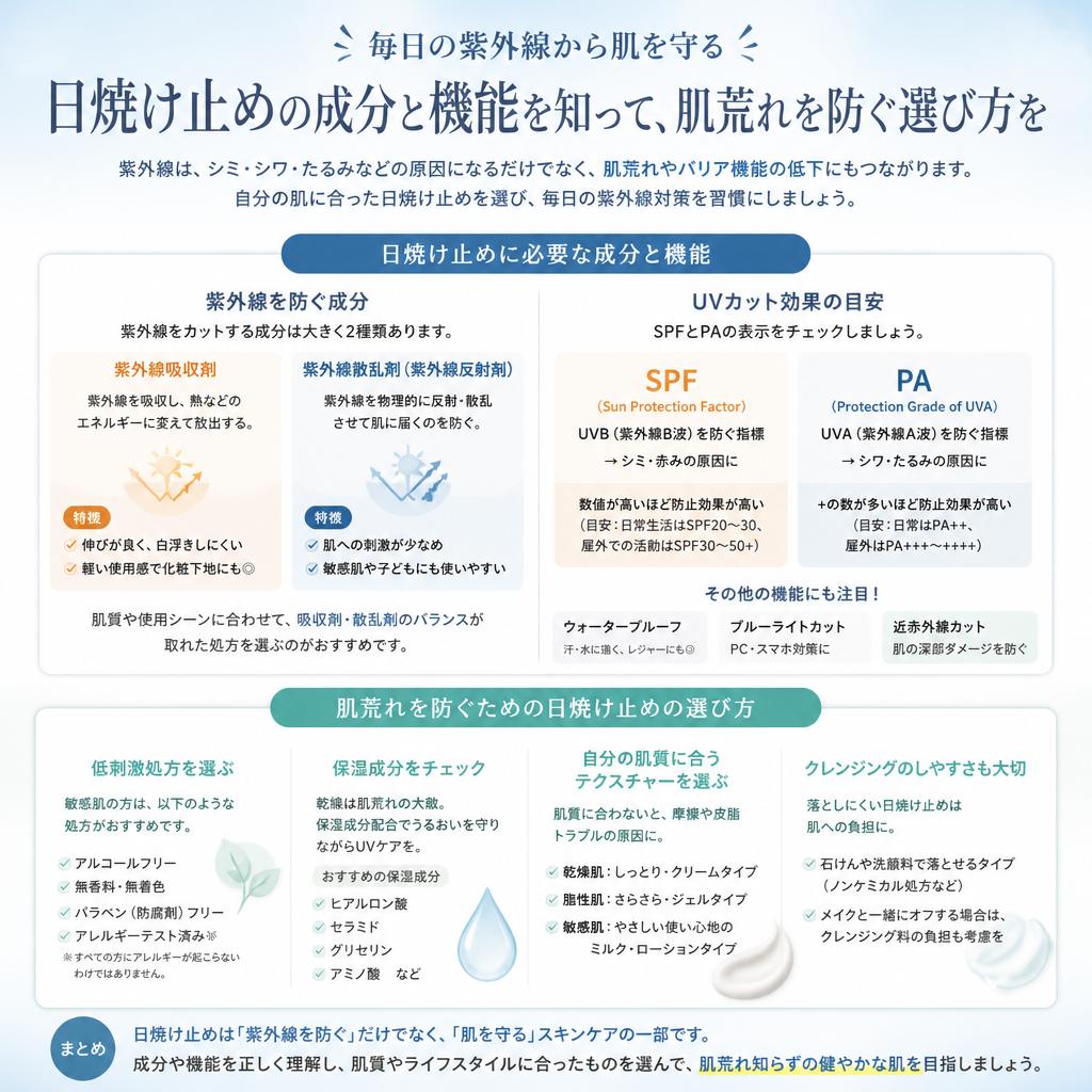 4. 肌荒れ対策のための製品選び